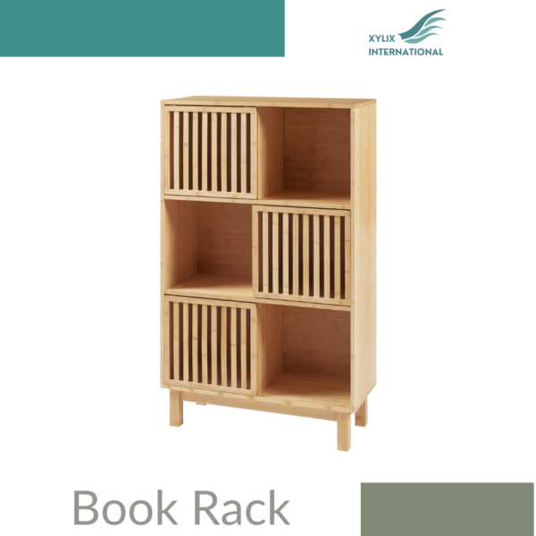 Wooden Book Rack