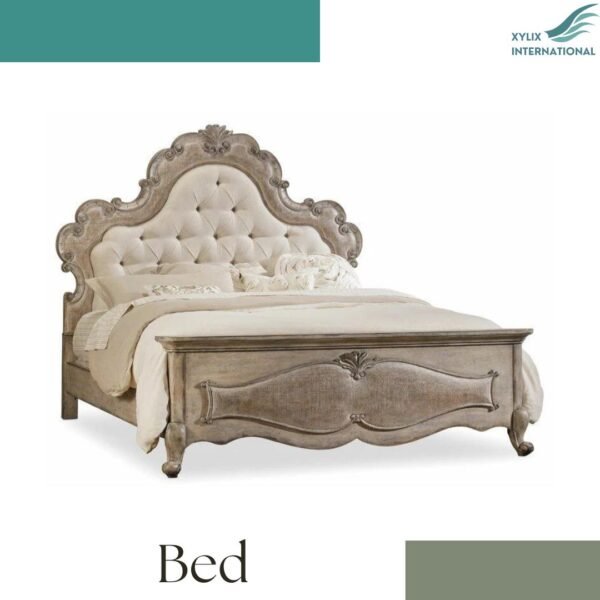 King Size Hand Carved Bed