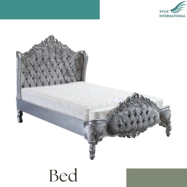 King Size Hand Carved Bed