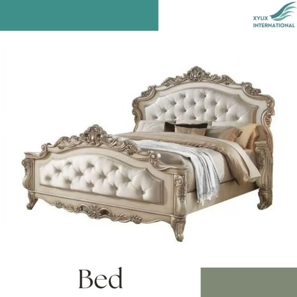 King Size Hand Carved Bed