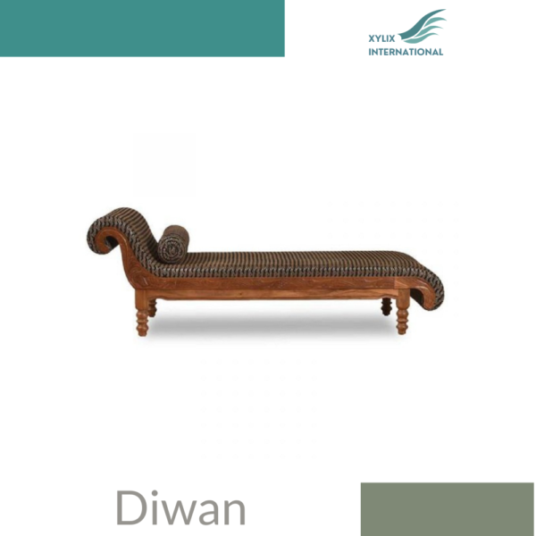 Wooden Diwan Sofa