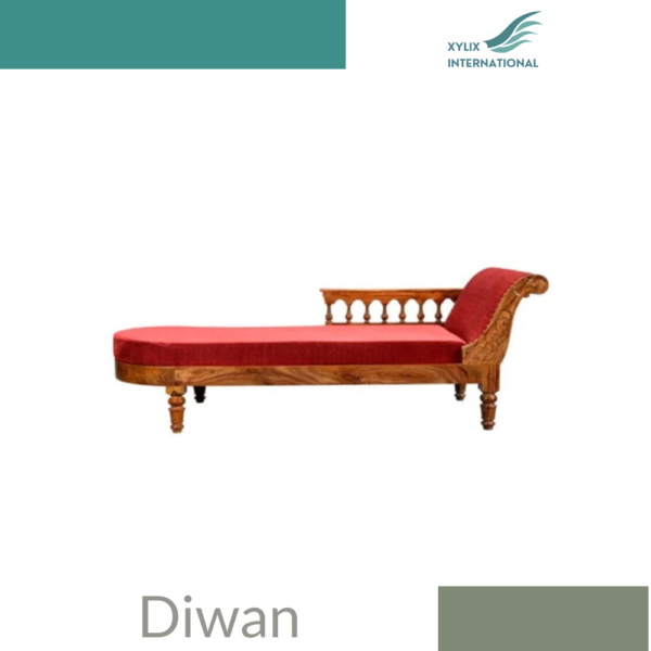 Wooden Diwan Sofa